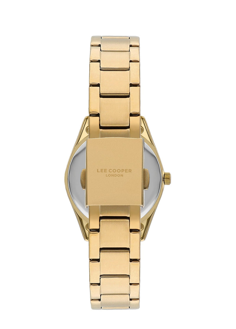 Load image into Gallery viewer, Lee Cooper LC07868.130 Women&#39;s Super Metal Gold Watch
