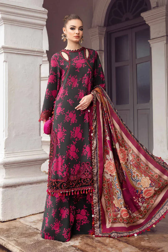 MARIA.B UNSTITCHED LUXURY EMBROIDERED LAWN
