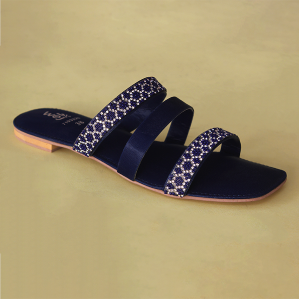 Load image into Gallery viewer, Blue Facny Slippers for women
