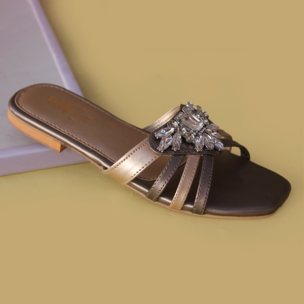 Load image into Gallery viewer, Grey Fancy Slippers for women
