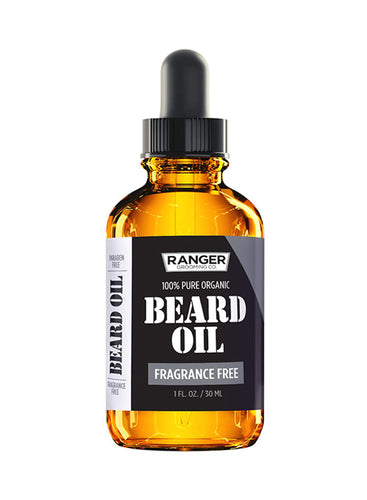 100% Fragrance Free Gentle On Skin Beard Oil Clear 50ml
