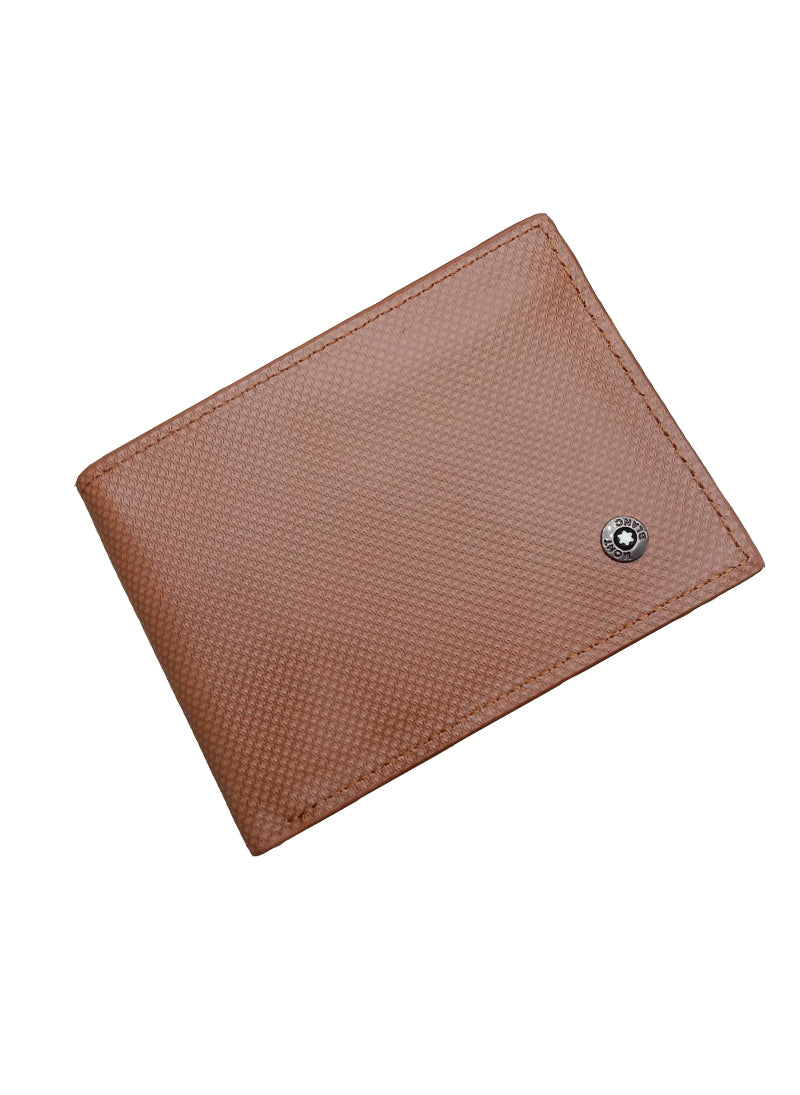 Load image into Gallery viewer, Textured Leather Bi-Fold Wallet Mustard
