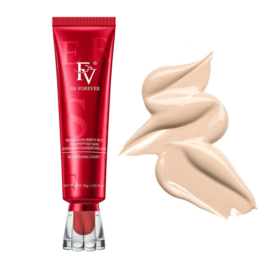 FV Waterproof Liquid Foundation, Matte Oil-free Foundation, Medium Coverage &  Lightweight Foundation Makeup for Oily/Normal Skin, Longwear Flawless Face Foundation with Conceal Pore, Beige