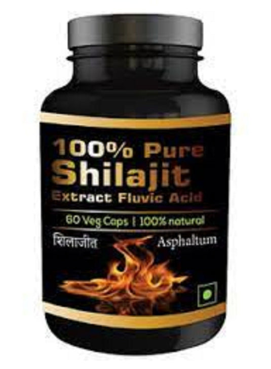 100% Pure Shilajit 60 veg Capsule