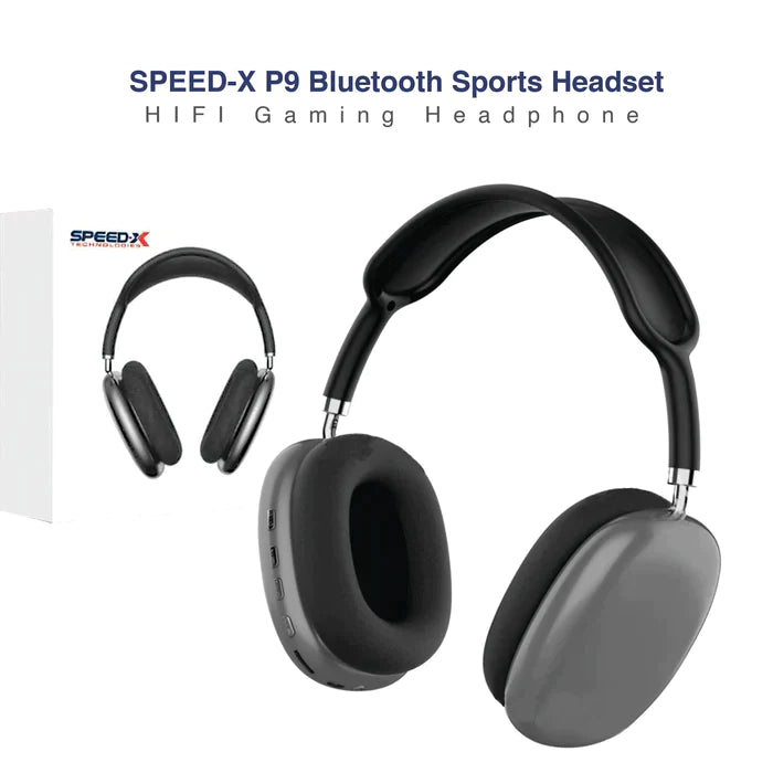 Load image into Gallery viewer, Speed-X Technologies P9 Bluetooth Headset Black
