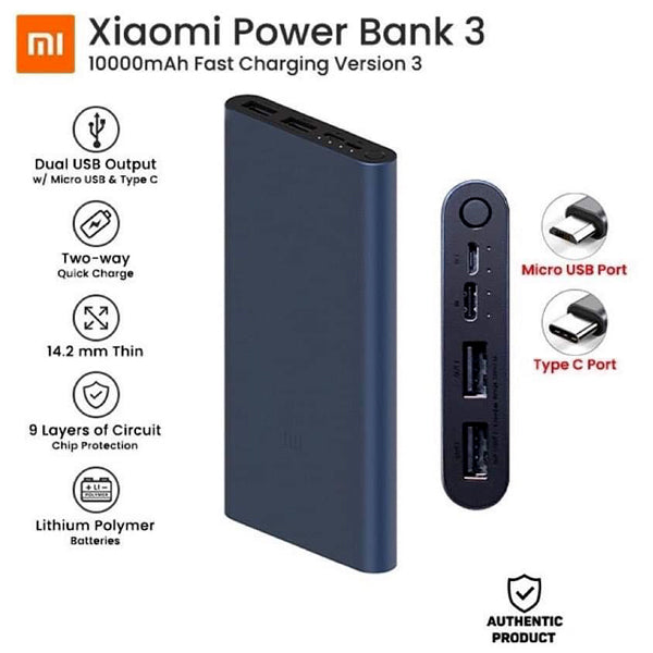 Load image into Gallery viewer, Mi Power Bank 3 (10,000 mAh)
